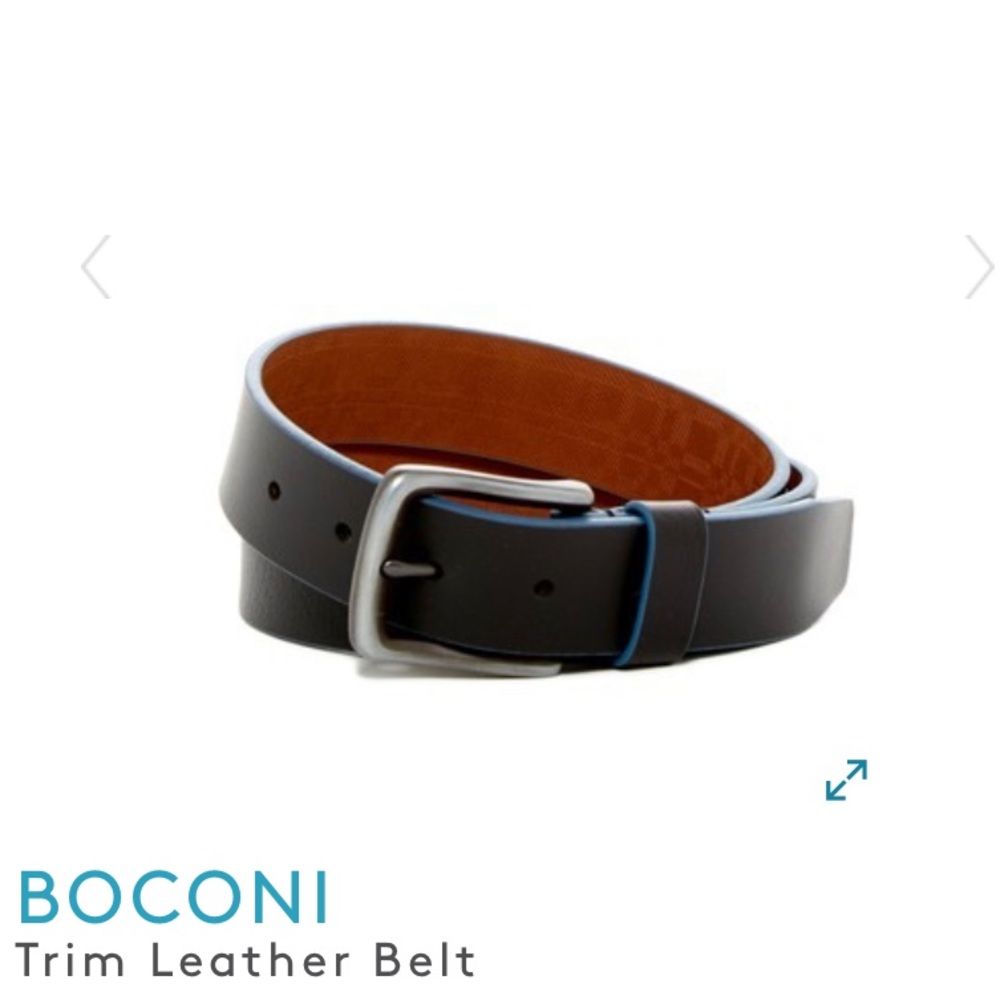 ❤️ Boconi texturized belt